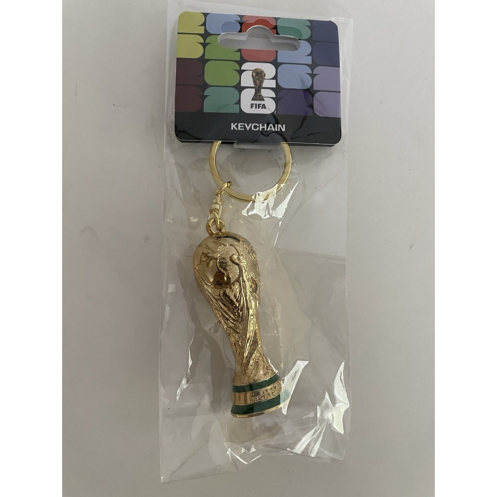 FIFA World Cup 2026 Trophy Keychain Officially Licensed NEW Football Soccer